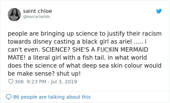 People Use 'Science' To Prove Disney Has To Change The Lead Actor Of The Little Mermaid 'Cause She Can't Be Black