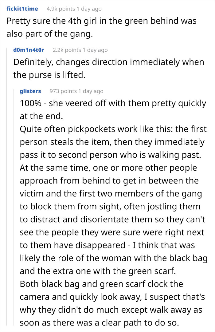 Tourist Gets Pickpocketed In London, Realises She Filmed The Female Gang Doing It Tourist Gets Pickpocketed In London, Realises She Filmed The Female Gang Doing It