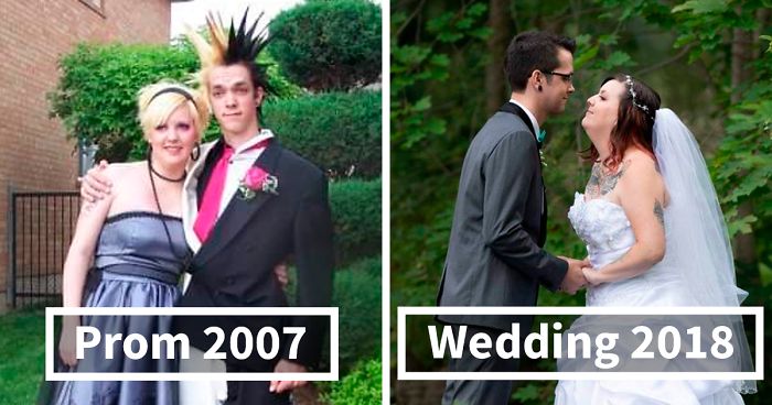30 Times People Married Their Prom Dates And Shared The Before And After Pics