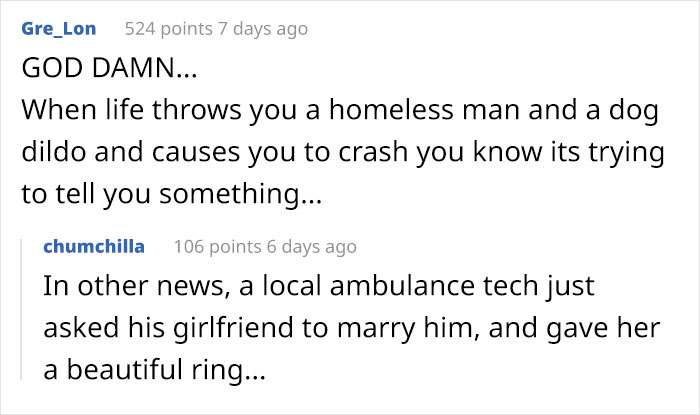 Guy Shares How He Ruined His Perfect Proposal Plan Because Of A Naked Homeless Guy And A Dog Running With A Dildo