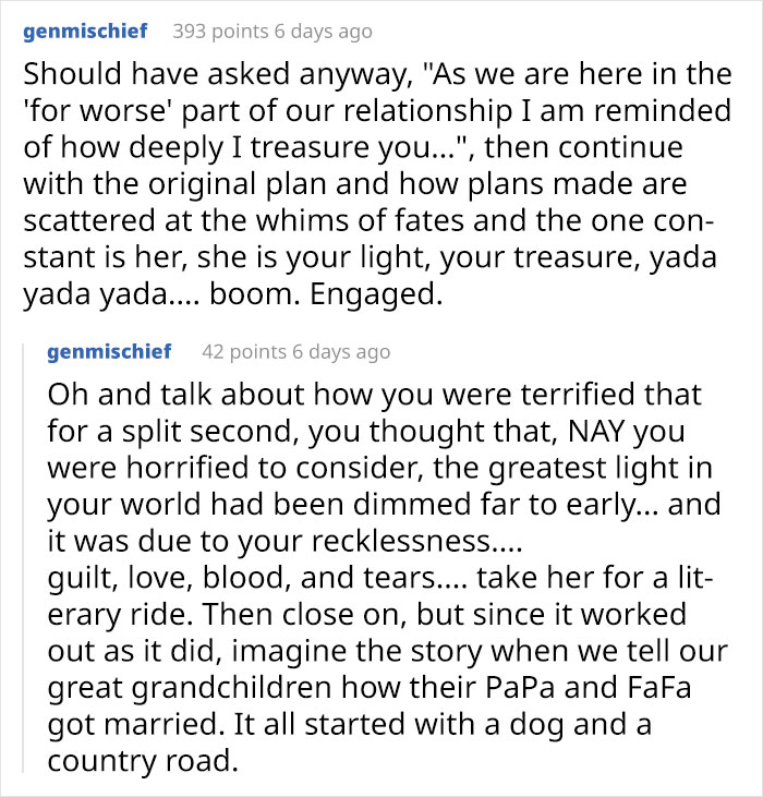 Guy Shares How He Ruined His Perfect Proposal Plan Because Of A Naked Homeless Guy And A Dog Running With A Dildo Guy Shares How He Ruined His Perfect Proposal Plan Because Of A Naked Homeless Guy And A Dog Running With A Dildo