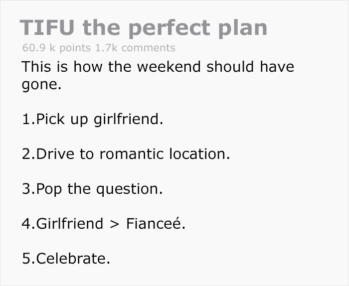 Guy Shares How He Ruined His Perfect Proposal Plan Because Of A Naked Homeless Guy And A Dog Running With A Dildo Guy Shares How He Ruined His Perfect Proposal Plan Because Of A Naked Homeless Guy And A Dog Running With A Dildo