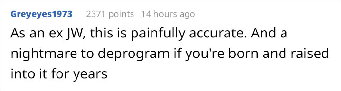 Person Asks Why People Don't Like Their 'Word Of God', Gets To Learn They're Being Brainwashed