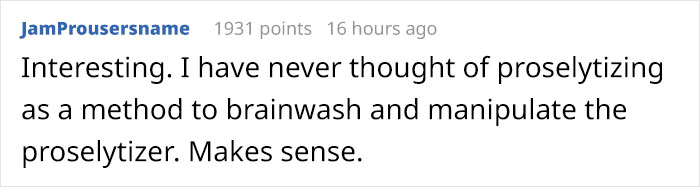 Person Asks Why People Don't Like Their 'Word Of God', Gets To Learn They're Being Brainwashed