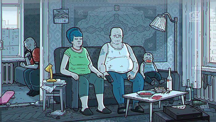 The Iconic Simpsons Intro Scene Was Recreated To Show How Depressing Life Is In Russia The Iconic Simpsons Intro Scene Was Recreated To Show How Depressing Life Is In Russia