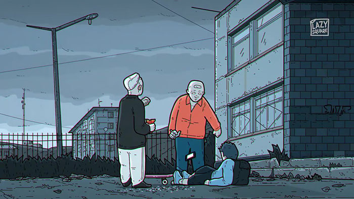 The Iconic Simpsons Intro Scene Was Recreated To Show How Depressing Life Is In Russia