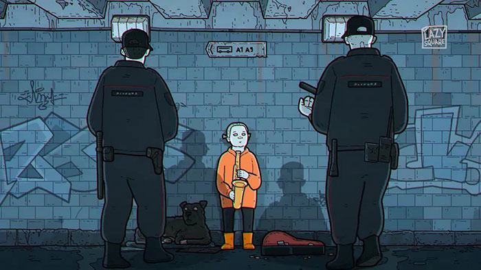 The Iconic Simpsons Intro Scene Was Recreated To Show How Depressing Life Is In Russia The Iconic Simpsons Intro Scene Was Recreated To Show How Depressing Life Is In Russia