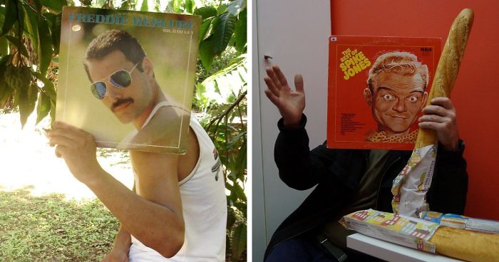 People Blend Themselves In With Vinyl (73 Pics)
