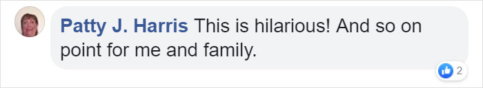 Facebook comment praising a Southern version of zodiac signs for being hilariously accurate and relatable to family.