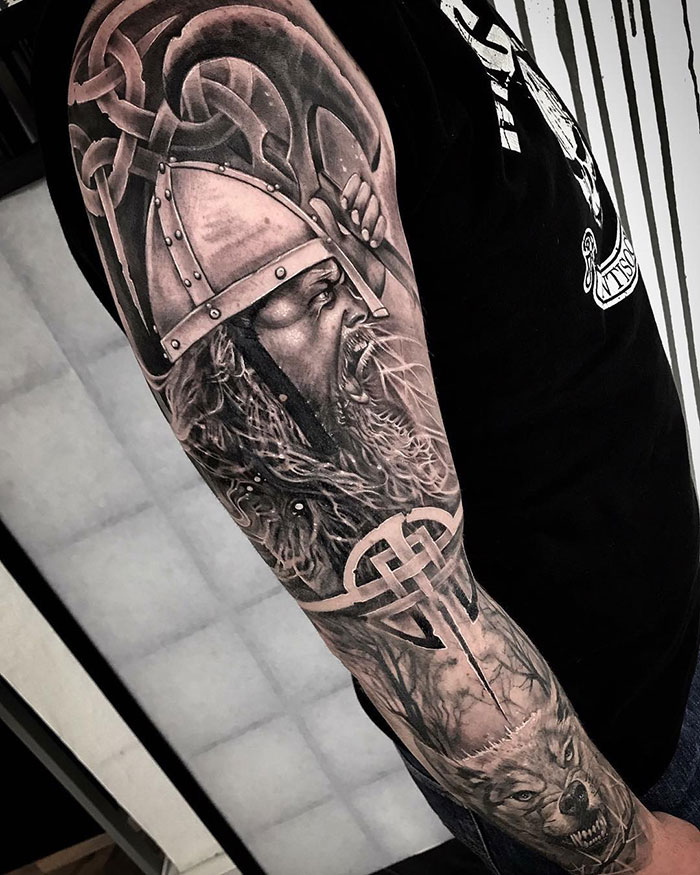 Viking Sleeve I Was Working On