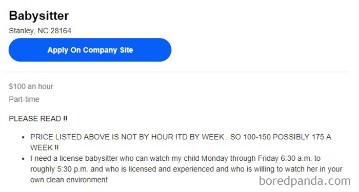 $1.80 An Hour Just Didn't Have The Same Ring Too It...