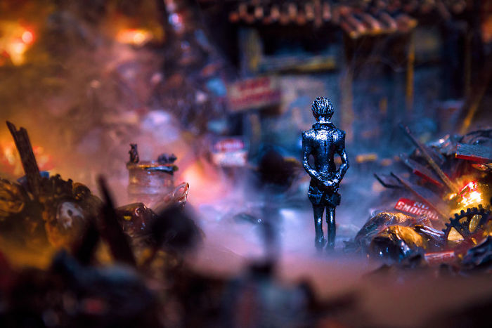 My 45 Pics Of A Miniature City From 'Salem's Lot' I Built As A Tribute To Stephen King