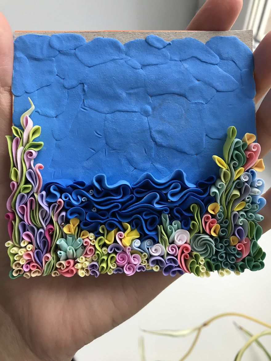 I Create Unique Polymer Clay Panels