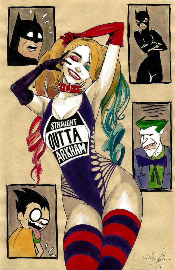 Dc Comics Pinup Girls