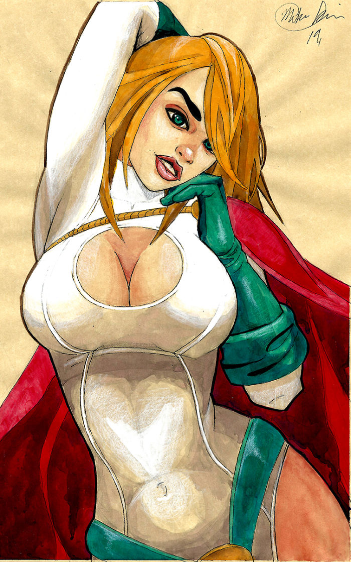 Dc Comics Pinup Girls