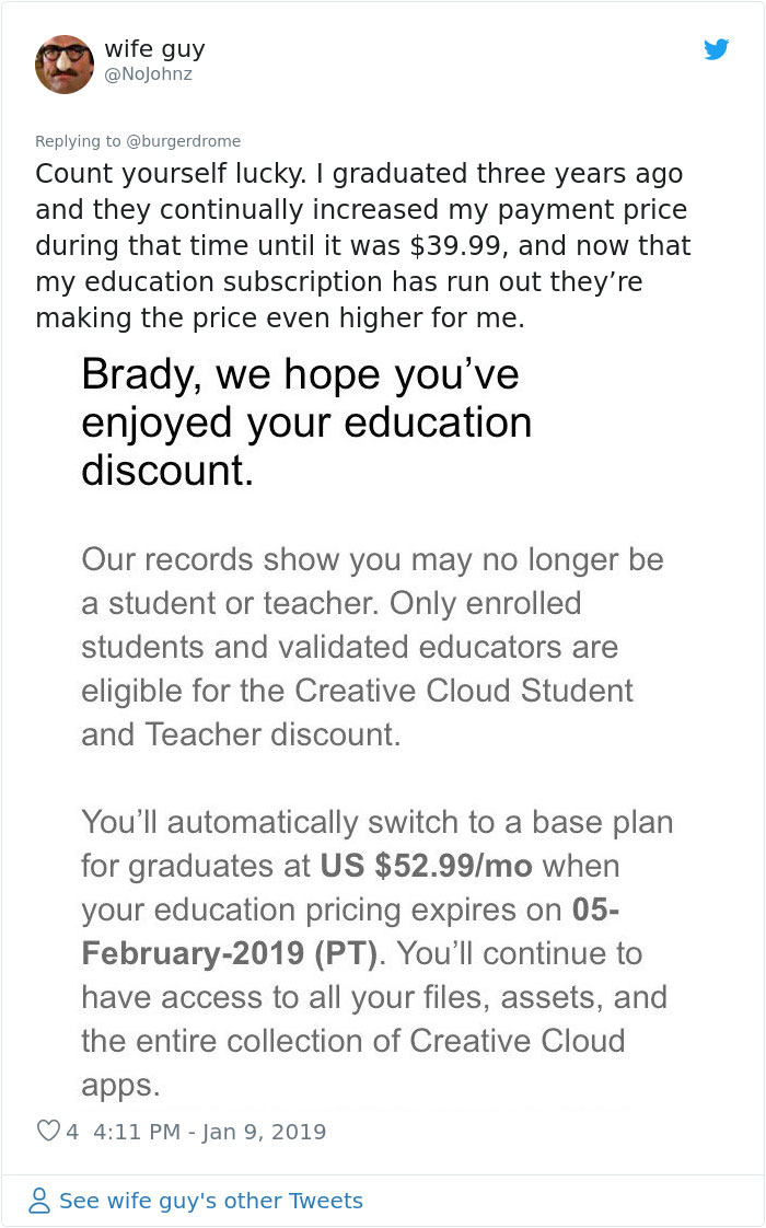 Person Tired Of Adobe Increasing The Prices Of Their Programs Posts List Of Free Alternatives Person Tired Of Adobe Increasing The Prices Of Their Programs Posts List Of Free Alternatives