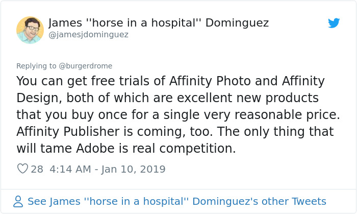 Person Tired Of Adobe Increasing The Prices Of Their Programs Posts List Of Free Alternatives