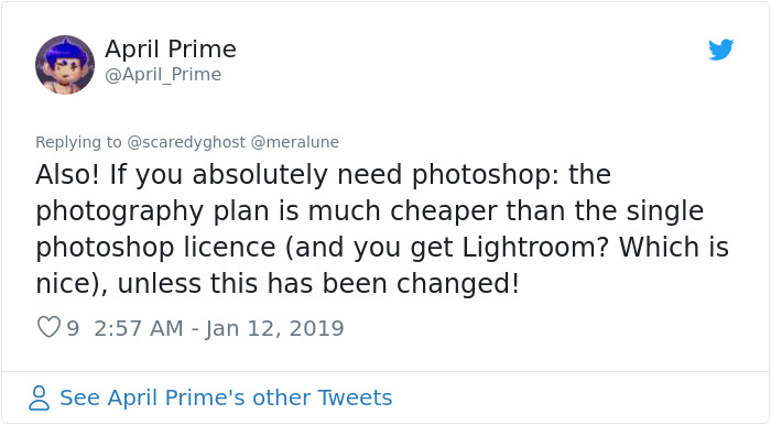 Person Tired Of Adobe Increasing The Prices Of Their Programs Posts List Of Free Alternatives