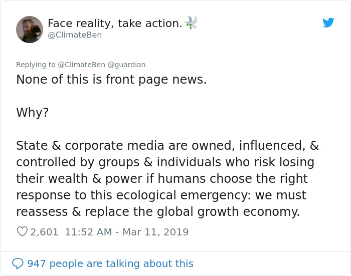 Guy Lists 8 Global Problems You Don't See In Front Pages And It Goes Viral