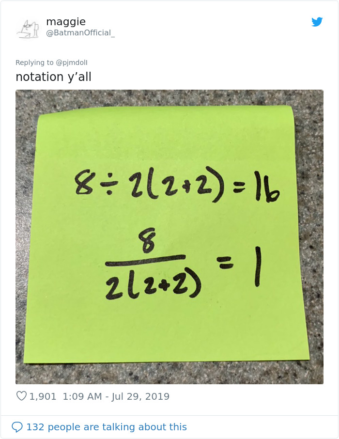 Can You Solve It? Simple Math Equation Goes Viral Since People Can't Agree On One Answer Can You Solve It? Simple Math Equation Goes Viral Since People Can't Agree On One Answer