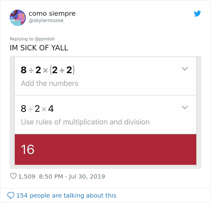 Can You Solve It? Simple Math Equation Goes Viral Since People Can't Agree On One Answer Can You Solve It? Simple Math Equation Goes Viral Since People Can't Agree On One Answer