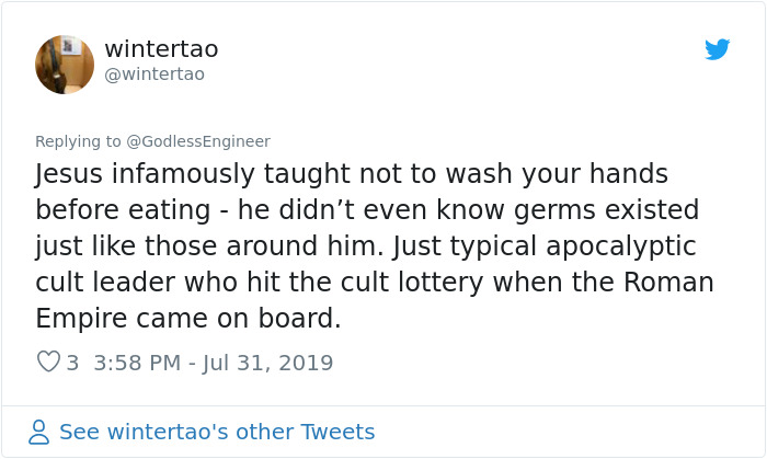 26 Responses People Had To This Anti-Vaxxer Proudly Wearing A 'Jesus Wasn&rsquo;t Vaccinated' T-Shirt