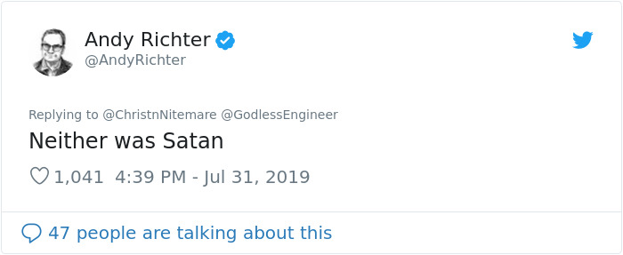 26 Responses People Had To This Anti-Vaxxer Proudly Wearing A 'Jesus Wasn’t Vaccinated' T-Shirt 26 Responses People Had To This Anti-Vaxxer Proudly Wearing A 'Jesus Wasn’t Vaccinated' T-Shirt