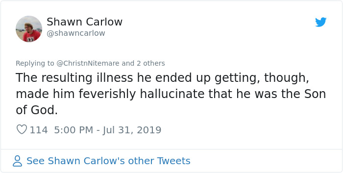 26 Responses People Had To This Anti-Vaxxer Proudly Wearing A 'Jesus Wasn’t Vaccinated' T-Shirt 26 Responses People Had To This Anti-Vaxxer Proudly Wearing A 'Jesus Wasn’t Vaccinated' T-Shirt