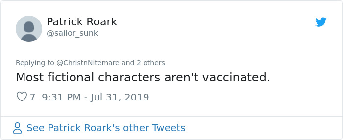 26 Responses People Had To This Anti-Vaxxer Proudly Wearing A 'Jesus Wasn’t Vaccinated' T-Shirt 26 Responses People Had To This Anti-Vaxxer Proudly Wearing A 'Jesus Wasn’t Vaccinated' T-Shirt