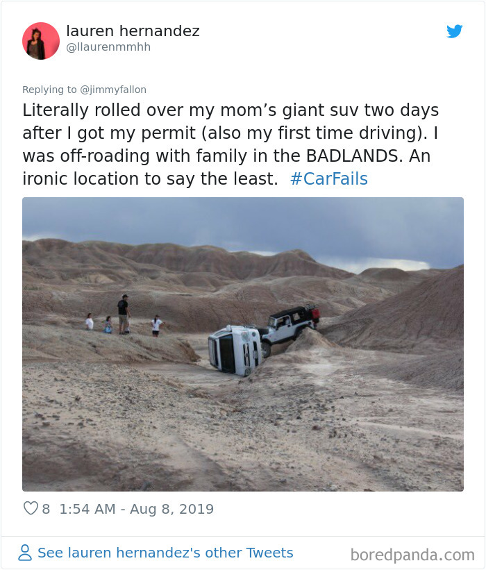 39 People Share Their Biggest Car Fails For The Jimmy Fallon Challenge