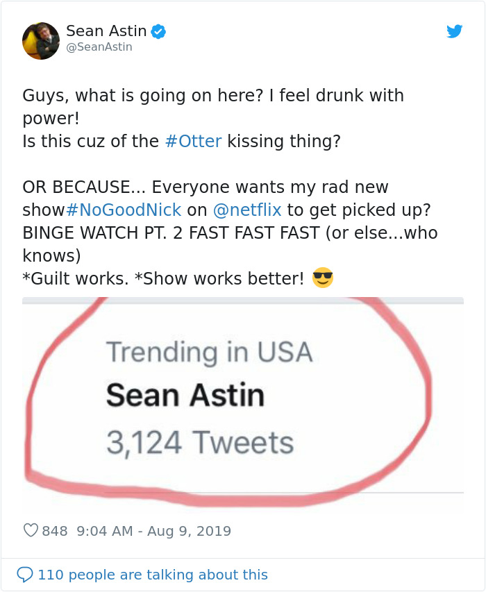 People Start Celebrating Sean Astin's Career After Pics Of Him Holding An Otter Go Viral