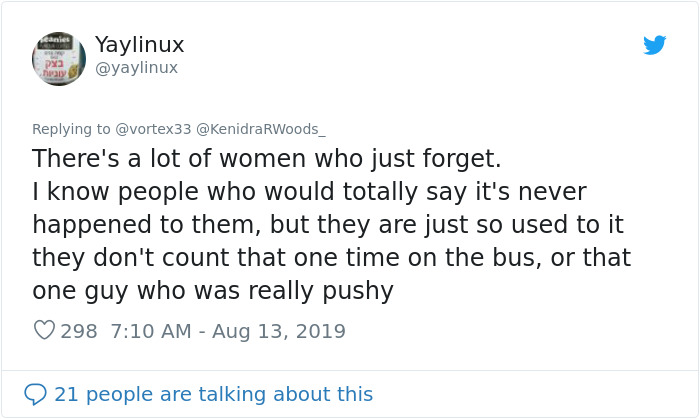 Women Are Sharing Their Assault Stories And It's Shocking How Common It Is (20 Tweets)