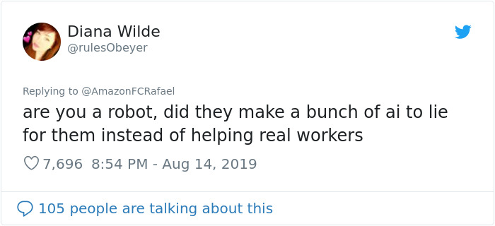 Twitter Users Get Suspicious Over Many Tweets From Amazon Employees That Promote Their Working Conditions Twitter Users Get Suspicious Over Many Tweets From Amazon Employees That Promote Their Working Conditions