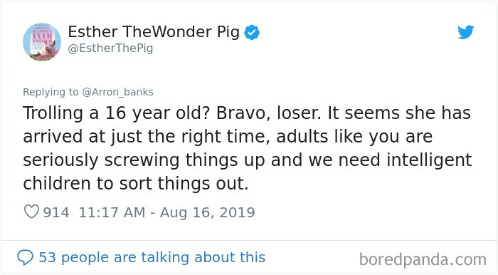 People Make Fools Of Themselves For Bullying A 16-Year-Old Activist Who Chose To Travel For 13 Days Instead Of Flying 10 Hours People Make Fools Of Themselves For Bullying A 16-Year-Old Activist Who Chose To Travel For 13 Days Instead Of Flying 10 Hours