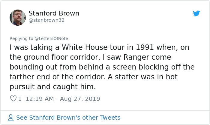 George Bush Sr. Once Wrote This Funny Memo To The White House Staff Regarding His Fat Dog Ranger