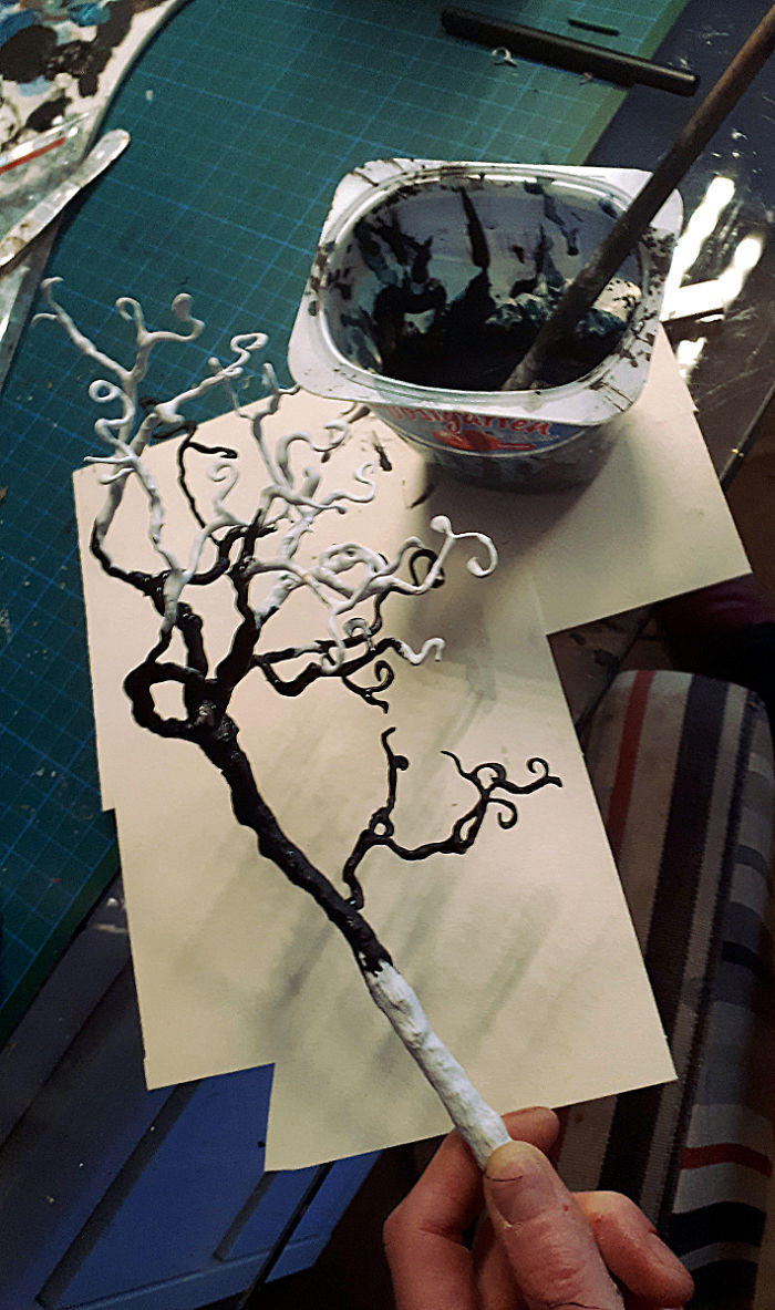 My 45 Pics Of A Miniature City From 'Salem's Lot' I Built As A Tribute To Stephen King