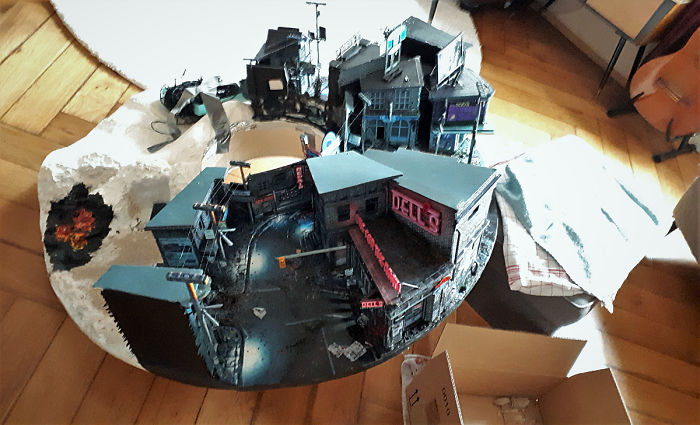 My 45 Pics Of A Miniature City From 'Salem's Lot' I Built As A Tribute To Stephen King