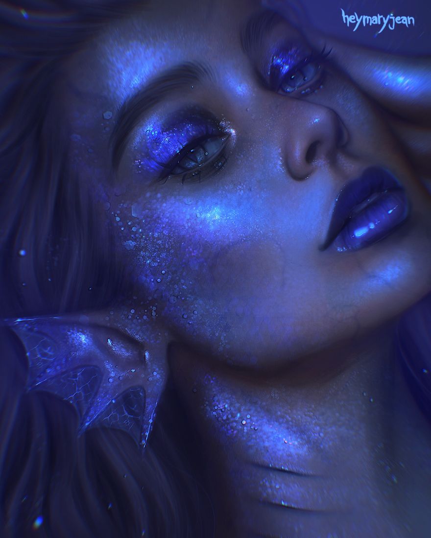 This Artist Is Creating Realistic Mermaid Portraits That Are Just Magical