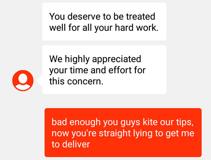 Someone Proves How Badly Doordash Is Treating Their Employees By Sharing A Convo With The Support Team Someone Proves How Badly Doordash Is Treating Their Employees By Sharing A Convo With The Support Team