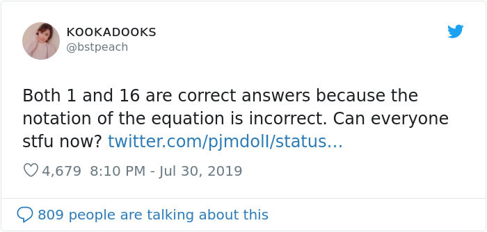Can You Solve It? Simple Math Equation Goes Viral Since People Can't Agree On One Answer Can You Solve It? Simple Math Equation Goes Viral Since People Can't Agree On One Answer