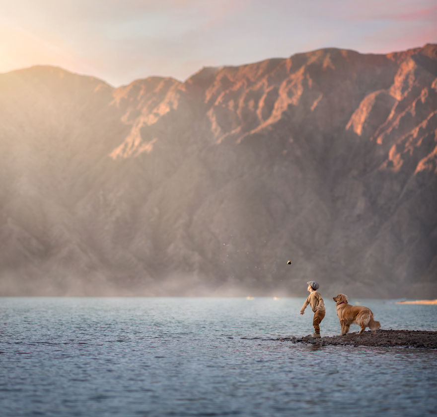 16 Pics Of The Adventures Of Our Son And Our New Dog Nana Captured From The Moment They Met