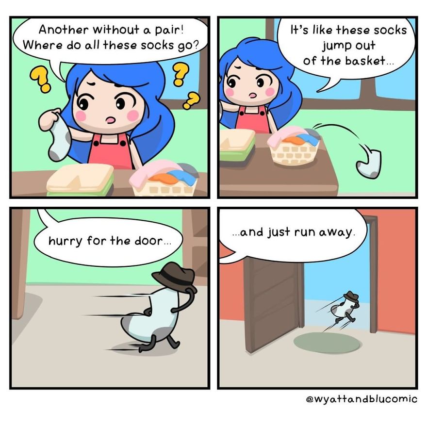 30 Cute & Funny Comics About Relationships And Daily Life