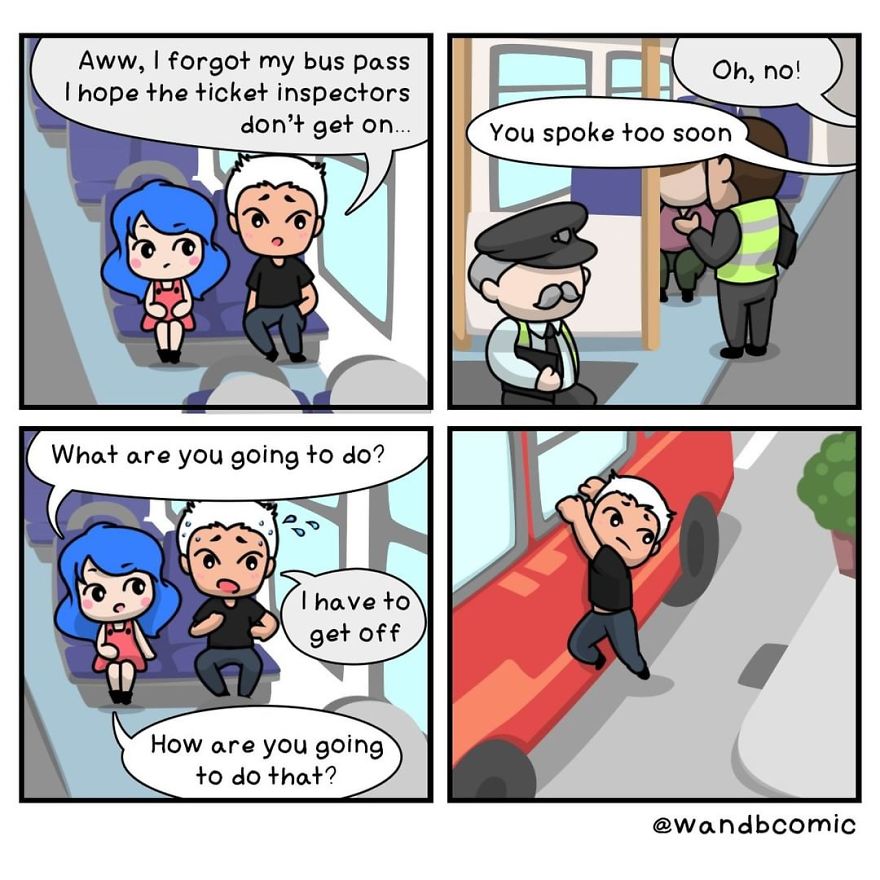 30 Cute & Funny Comics About Relationships And Daily Life