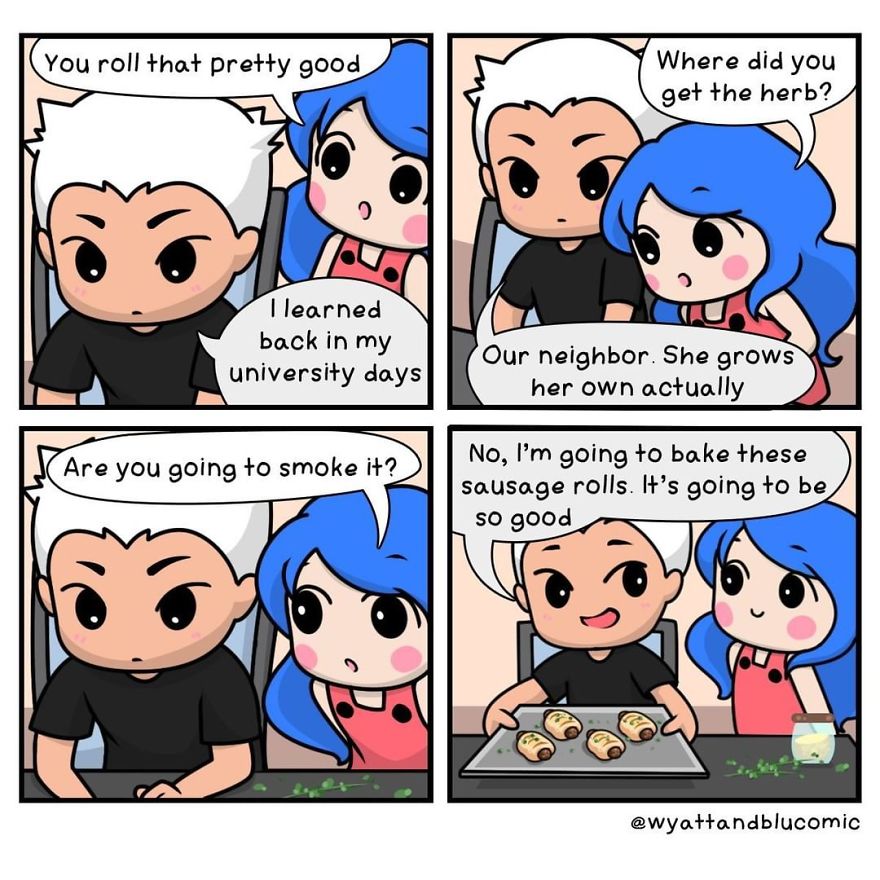 30 Cute & Funny Comics About Relationships And Daily Life