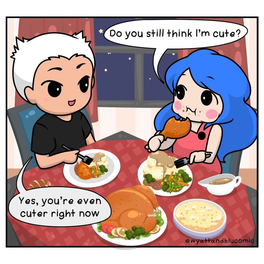 30 Cute & Funny Comics About Relationships And Daily Life