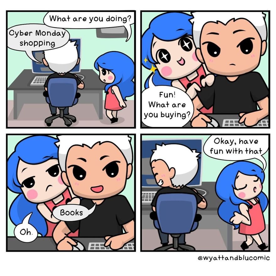 30 Cute & Funny Comics About Relationships And Daily Life