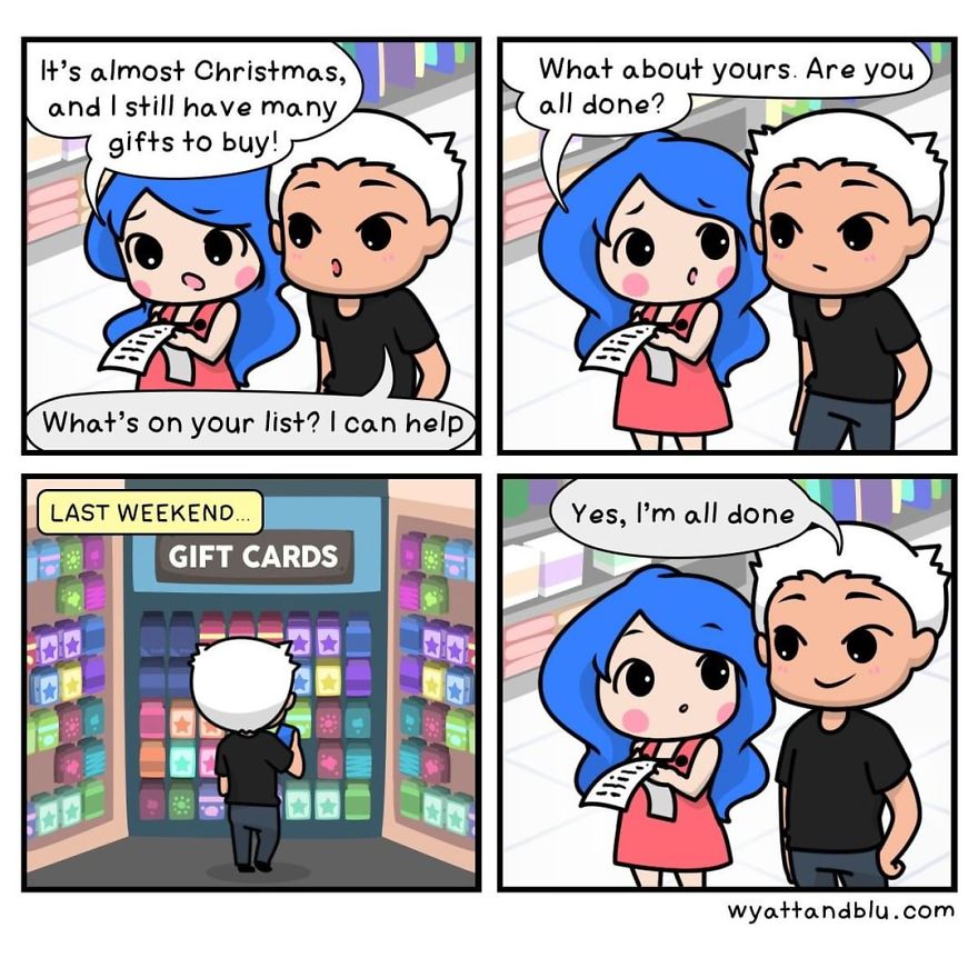 30 Cute & Funny Comics About Relationships And Daily Life