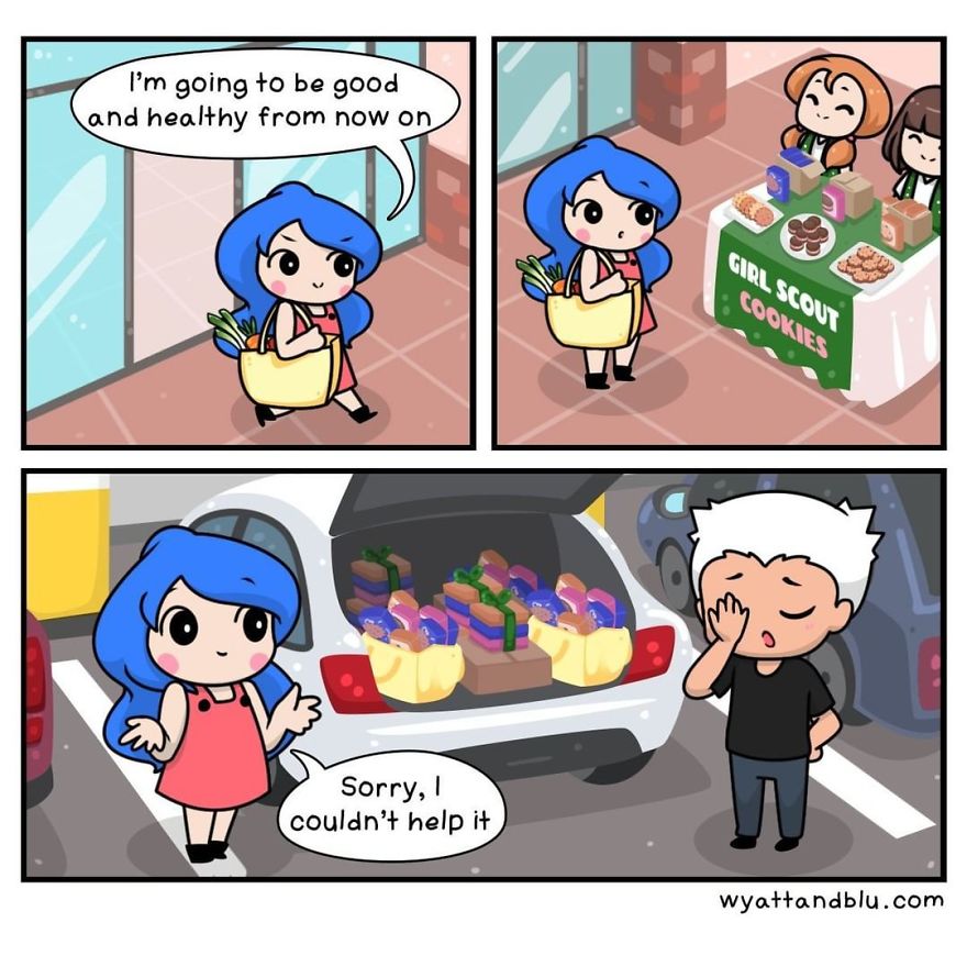 30 Cute & Funny Comics About Relationships And Daily Life