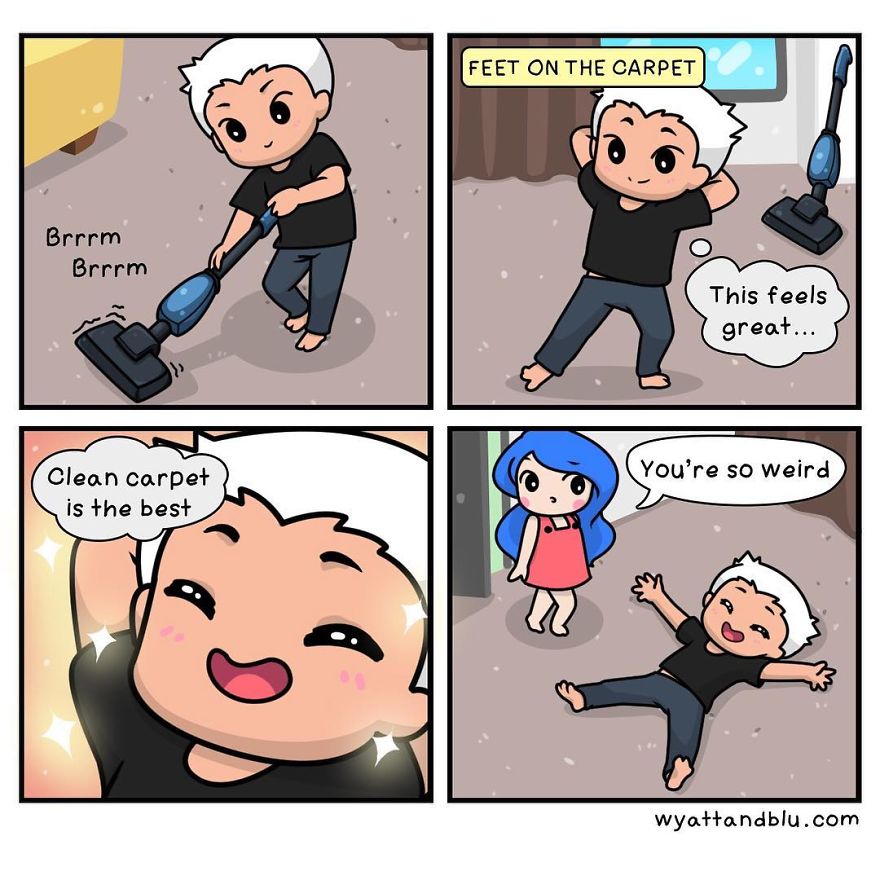 30 Cute & Funny Comics About Relationships And Daily Life