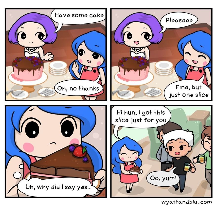 30 Cute & Funny Comics About Relationships And Daily Life